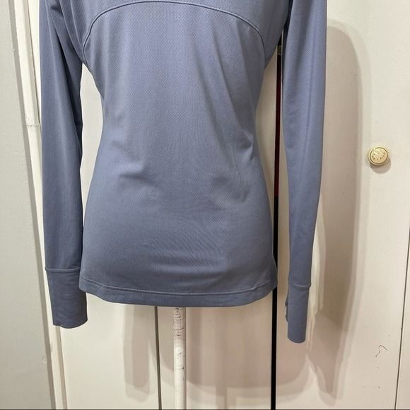 Womens Gap fit full zip Sweater jacket grey Small turtleneck long  sleeve - Picture 8 of 12